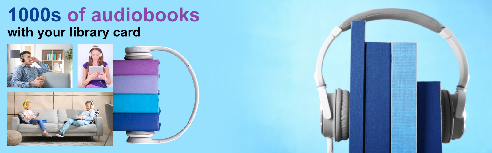 Thousands of Audio Books with your Library Card