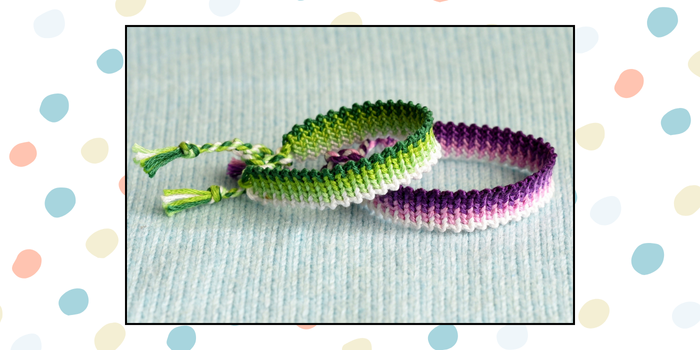 Weaving Bracelets and Bookmarks