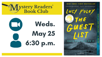 On the right is an image of the book cover. On the left are the in-person and virtual icons and the day, date, and time of the program.