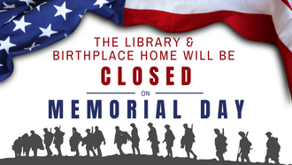 Closed for Memorial Day