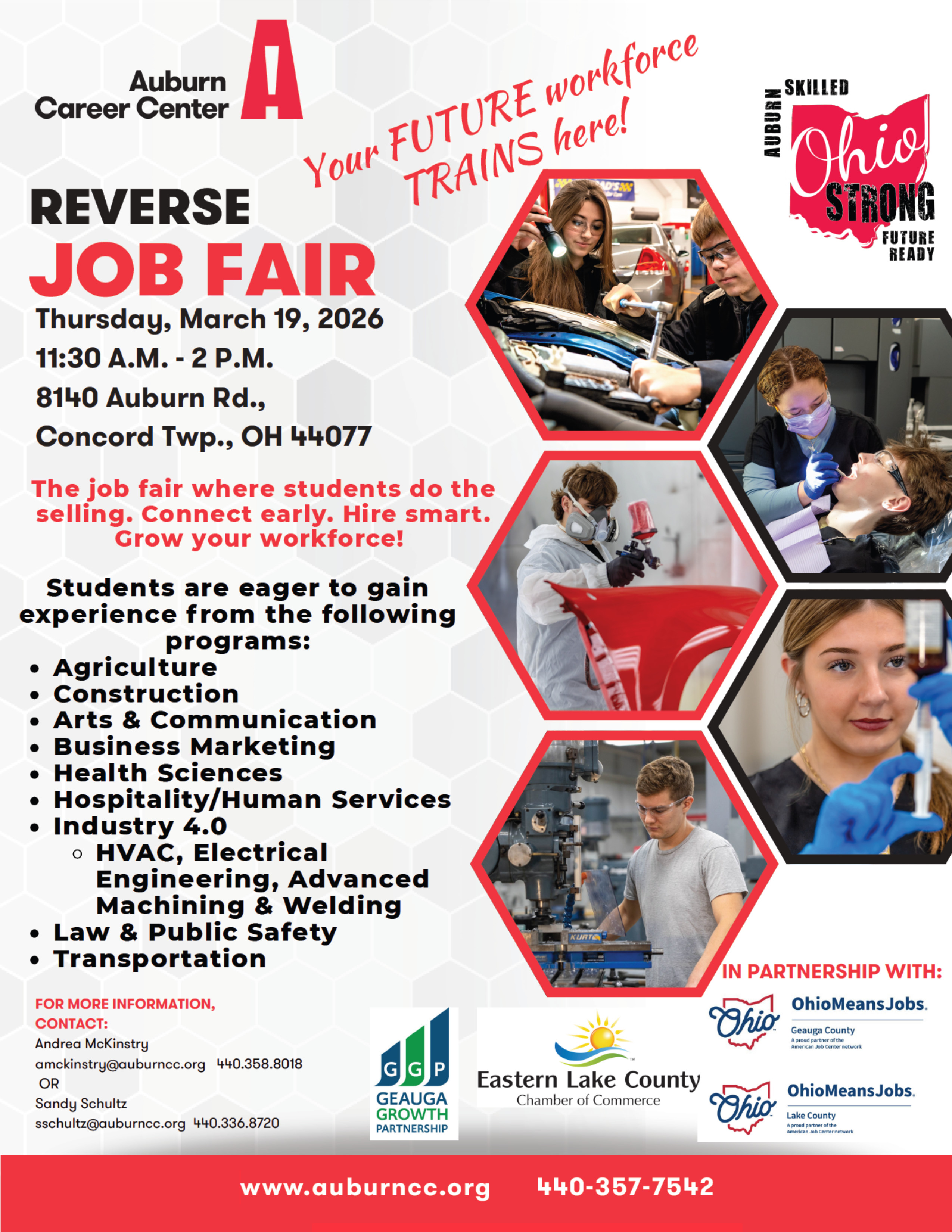 Reverse Job Fair, Thursday, March 19, 2026