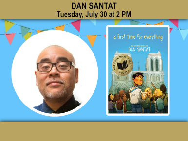 Dan Santat, Tuesday, July 30 at 2 PM