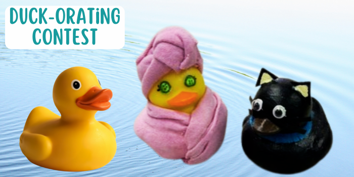 Duck-orating Contest.