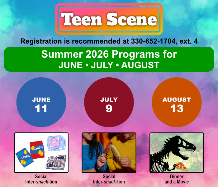 Teen Scene Summer 2026 Programs.