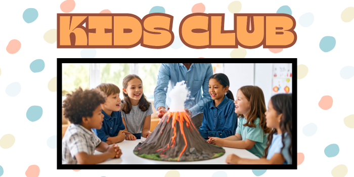 Kids Club, Tectonics, Baking Soda Volcano