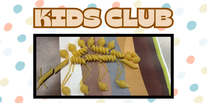 Kids Club, Pasta Paleontology.