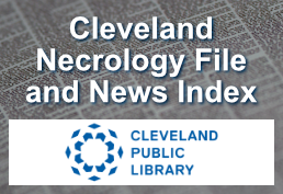 Cleveland Necrology File and News Index. Cleveland Public Library.