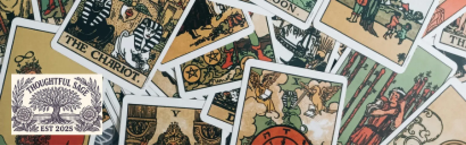 Tarot cards montage.