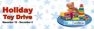 Holiday Toy Drive (Nov 10–Dec 6)